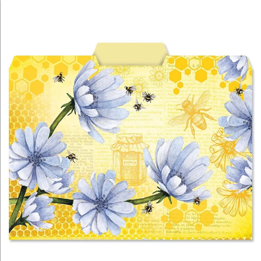 Bee Friends File Folders - Set of 24 (6 Designs) (619913)